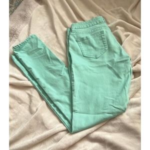 Mint green Geso jeans size 5- super stretchy